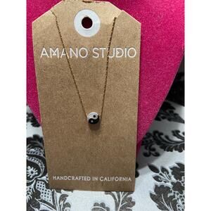 Amano Studio yin yang gold necklace